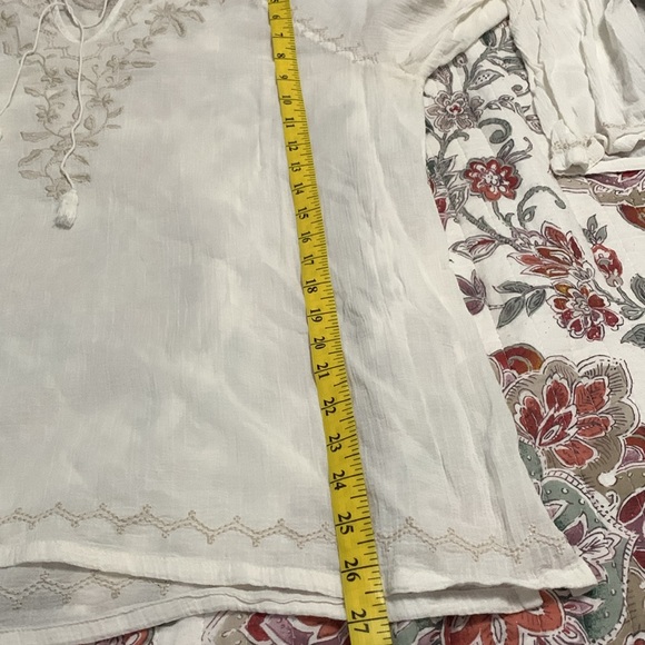 Eddie Bauer Boho gauze blouse - Picture 5 of 7